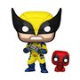Funko Pop! & Buddy: Deadpool & Wolverine - Wolverine with Babypool - Figurine en Vinyle à Collectionner - Idée de Cadeau - Produ
