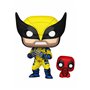 Funko Pop! & Buddy: Deadpool & Wolverine - Wolverine with Babypool - Figurine en Vinyle à Collectionner - Idée de Cadeau - Produ