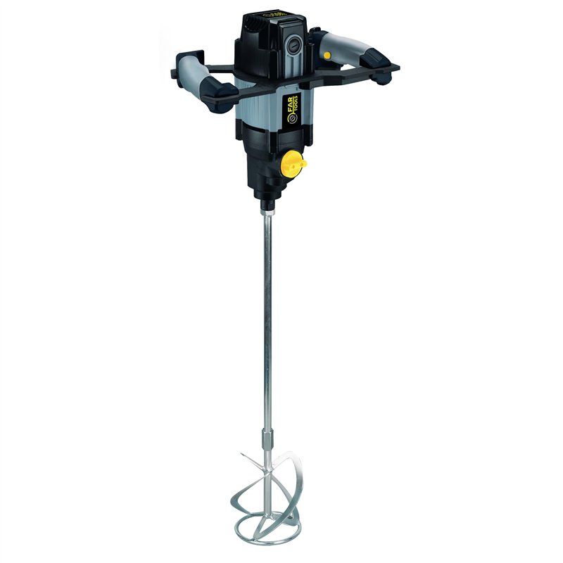 Fartools Malaxeur 1800W, spirale de Ø160mm M14, couple max 38Nm, 2 vitesses mécaniques variables 0-430tr/min et 0-750tr/min, sac