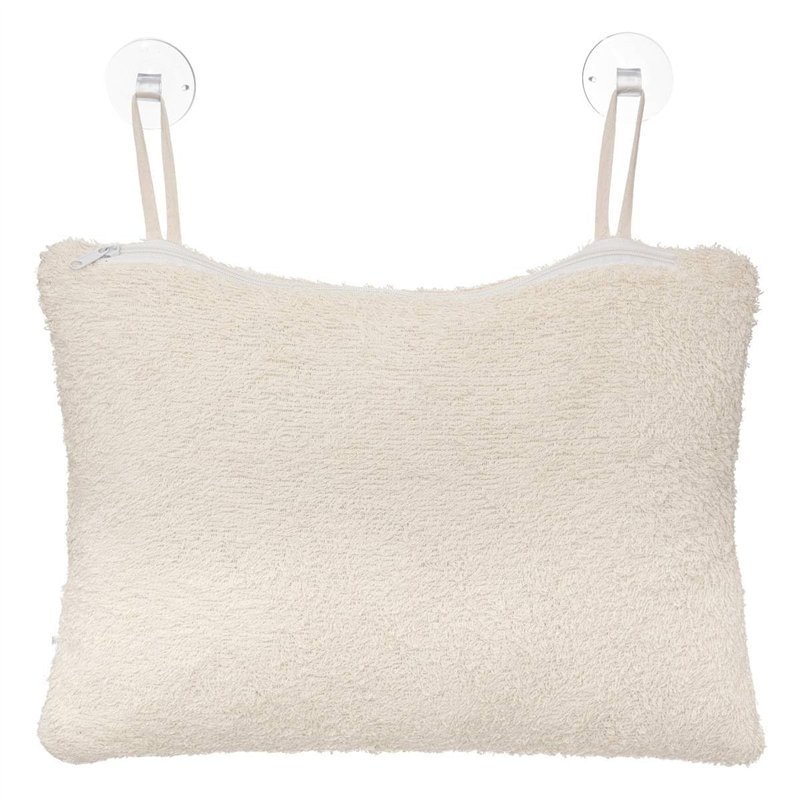 5five - oreiller de bain coton fixation ventouse
