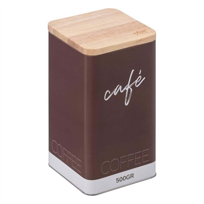5five - boîte à café 500g marron color edition