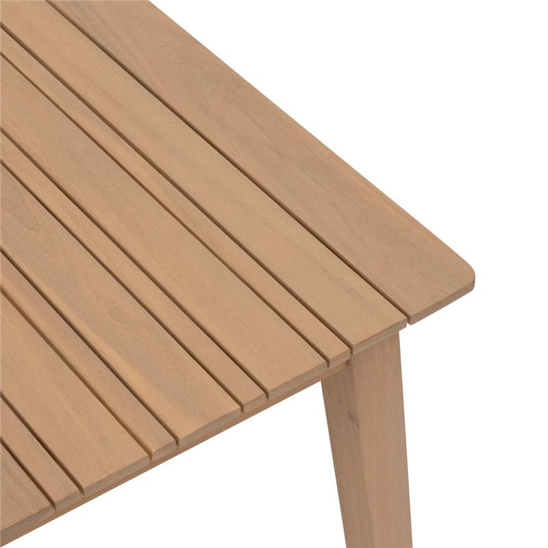 Image secondaire de Hespéride - Table de Jardin Rectangulaire Tiwi Beige - 10 Places - Acacia - Mobilier d'Extérieur pour Terrasse Balcon Patio
