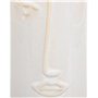 Atmosphera - Vase Visage soleya céramique h25cm Blanc