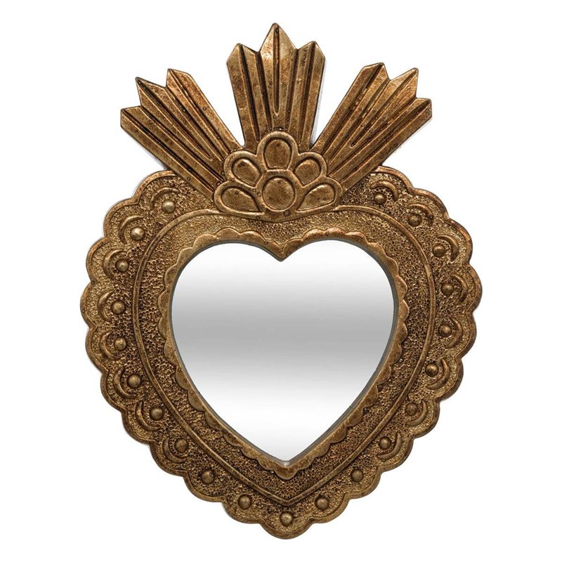 Atmosphera - Déco Murale Alison 20x28cm Or