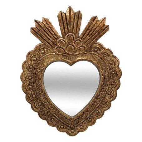 Atmosphera - Déco Murale Alison 20x28cm Or