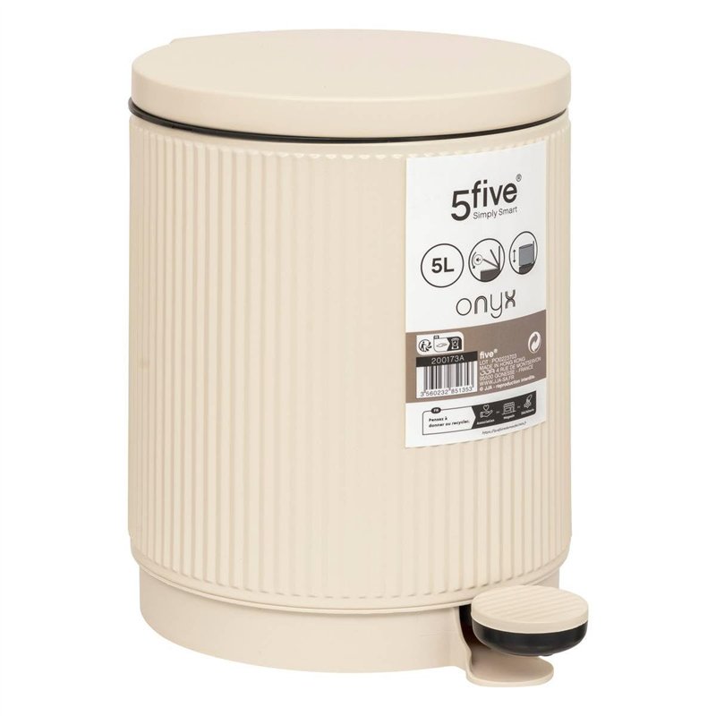 Image secondaire de 5five - poubelle onyx 5l lin