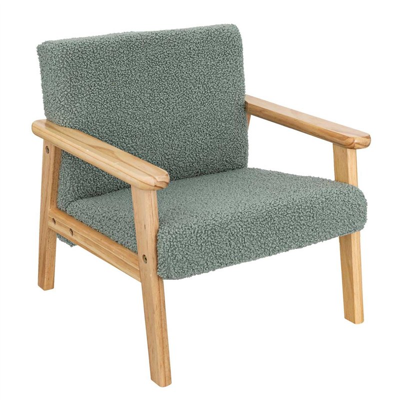 Atmosphera - Fauteuil Enfant Basile Vert céladon