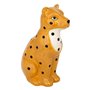 Atmosphera - Tirelire Enfant léopard leho Jaune Ocre h18cm