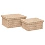 5five - lot de 2 boîtes range-documents kord en papier tressé