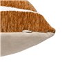 Atmosphera - Housse de coussin jeni chenille marron 50x30cm
