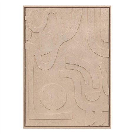 Atmosphera - Déco Murale 3D Azra Beige 50x70cm