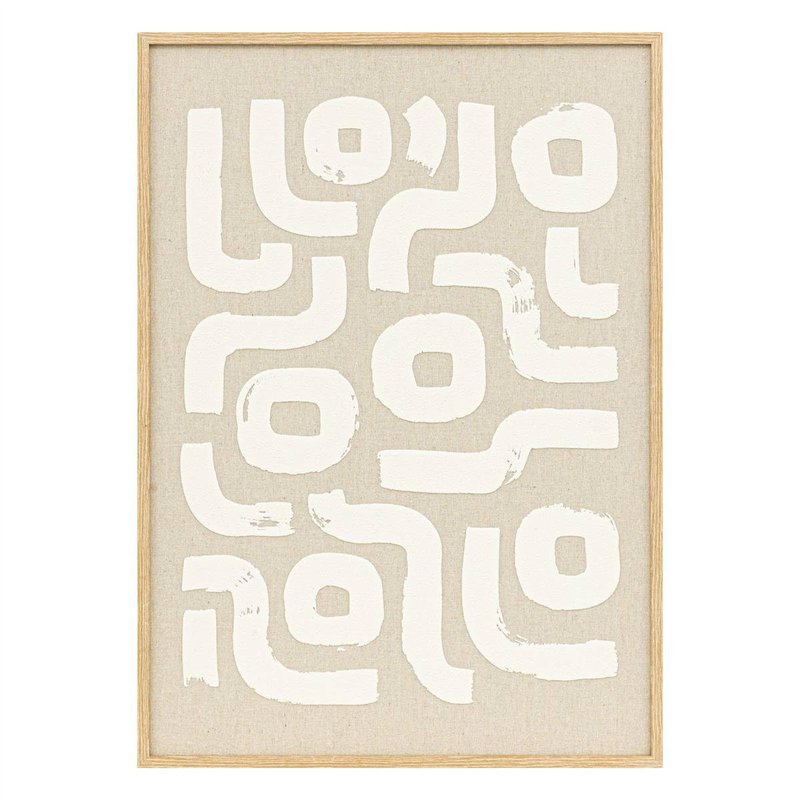 Atmosphera - Déco Mural 3D DISA Beige 50x70cm