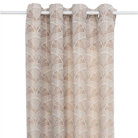 Atmosphera - Rideau mizani Jacquard Lin 135x260cm