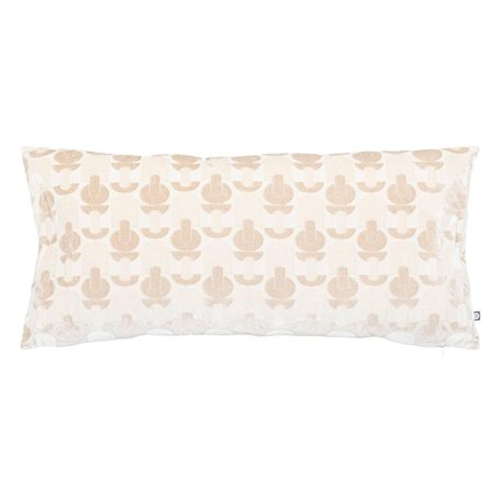 Atmosphera - Coussin Luna Jacquard Velours Lin 35x75cm