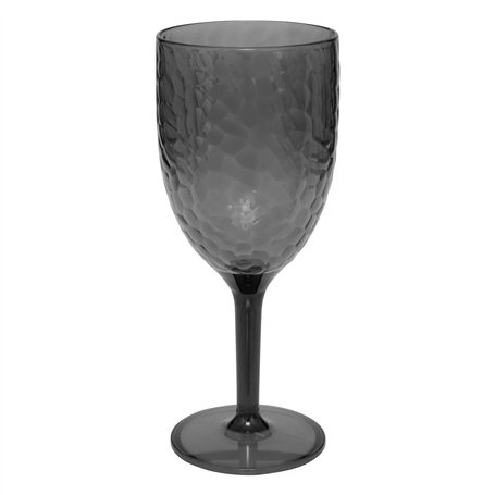 5five - verre à vin estiva martelé gris