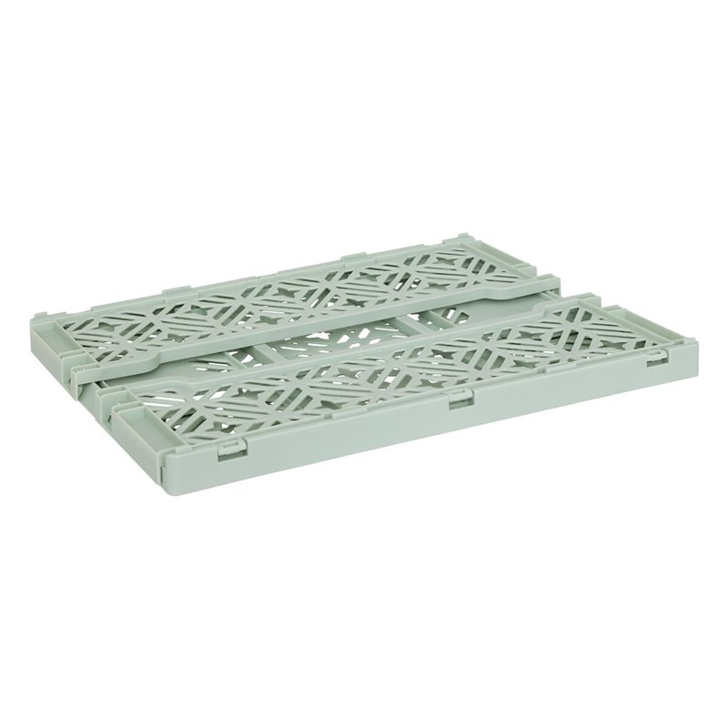 Image secondaire de Atmosphera - Cagette Pliante Arry Vert Clair 40x30x15cm