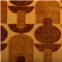 Atmosphera - Coussin Luna Jacquard Velours Ocre 30x50cm