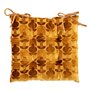 Atmosphera - Galette de Chaise Luna Jacquard Ocre 38x38cm