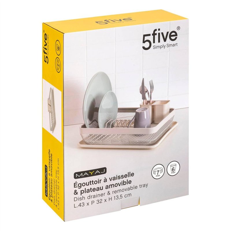 Image secondaire de 5five - égouttoir mayaj en Plastique Beige