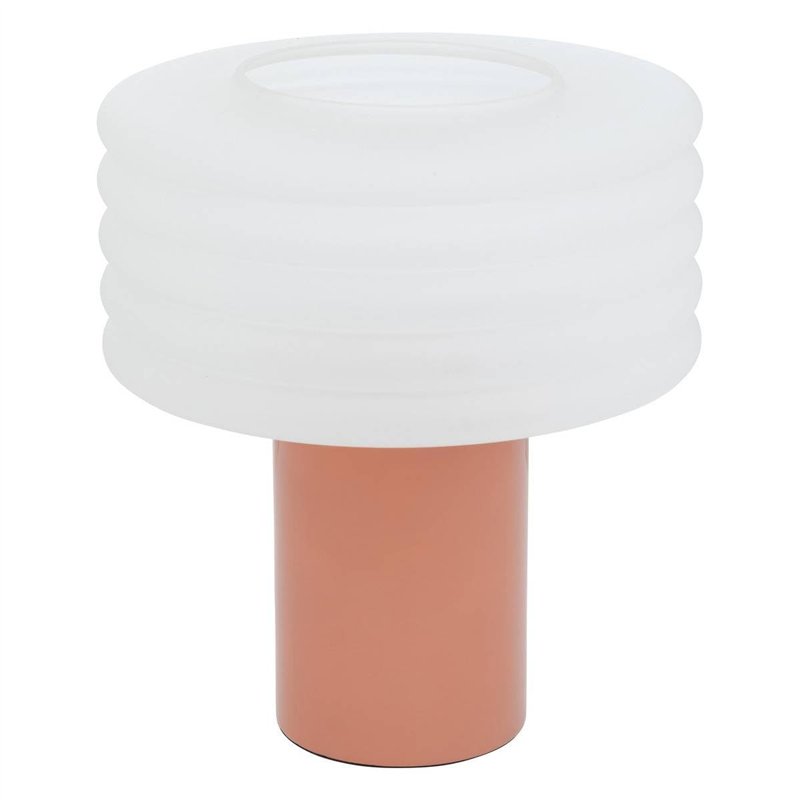 Atmosphera - Lampe à poser asti rose h36cm