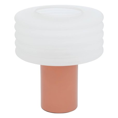 Atmosphera - Lampe à poser asti rose h36cm