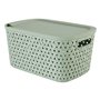5five - panier tressy en plastique sauge 6,7l
