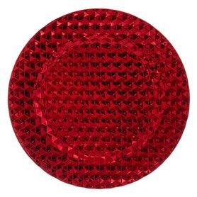 Feeric lights & christmas - Assiette de présentation colorama de noël d33cm rouge motif pixel Feeric lights & christmas - Assiette de présentation colorama de noël d33cm rouge motif pixel