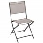 HESPERIDE Chaise de Jardin Pliante métal Modula Noisette/Tonka