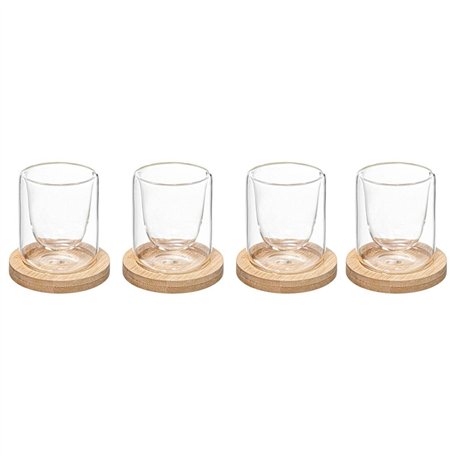 SG Secret de Gourmet Lot de 4 tasses Ccléa naturelles