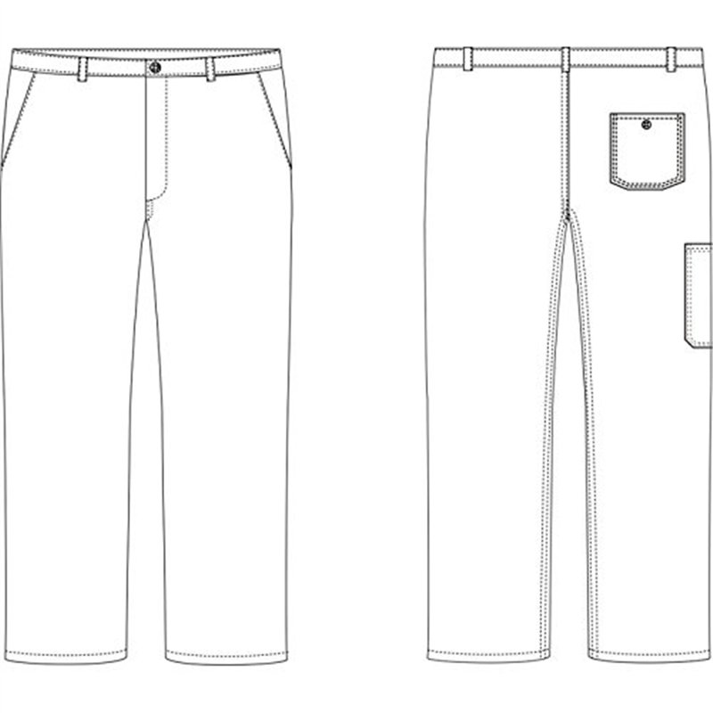 Image secondaire de Pantalon de travail bleu - 42, Bleu