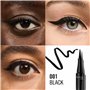 Rimmel - Eyeliner Wonder'Ink - Waterproof - Longue tenue - Mate - Application facile - Noir ( 01 Black) - 1 ml (0.03 FL OZ)