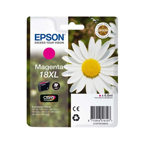 Epson Cartouche d'encre Originale 18XL Magenta