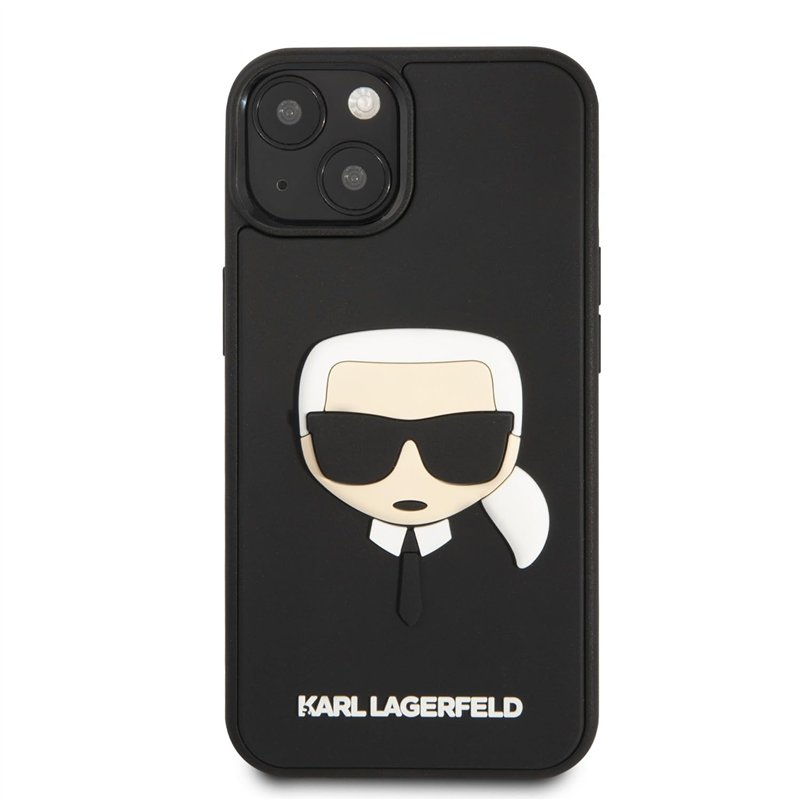 Image secondaire de KARL LAGERFELD KLHCP14MKH3DBK Coque Rigide en Caoutchouc 3D pour iPhone 14 Plus 6,7