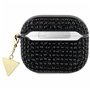 Guess GUA3HDGTPK Coque pour AirPods 3 Noir Strass Triangle Charm