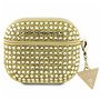 Guess GUA3HDGTPD Coque pour AirPods 3 Doré Strass Triangle Charm