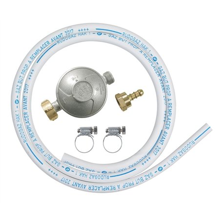 Ribitech - dg170tc75/b - Kit Tube Souple Butane avec 1 détenteur, 1 tétine et 1 Tube Souple 1m50