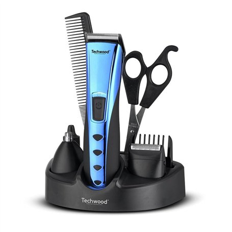 Techwood Tondeuse Homme 3 en 1 sur Socle - -