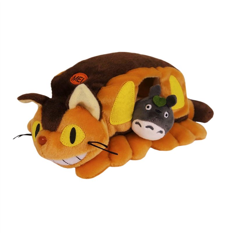 Studio Ghibli Chat en Peluche Bus avec Totoro 24Cm