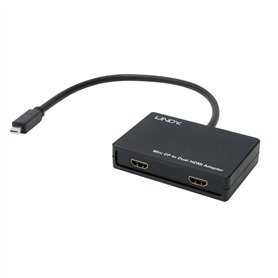 LINDY Adaptateur Mini-DP vers 2X HDMI, Actif