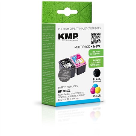 KMP H168V Cartouche d'encre Noir, Cyan, Magenta, Jaune