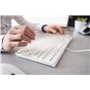 CHERRY WetEx®, film de protection flexible pour clavier, protection fiable contre la contamination par les liquides, la poussièr
