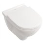 Villeroy & Boch O. Novo Toilette avec assise suspendue, chasse d'eau directe et sans bordure, 5660HR01