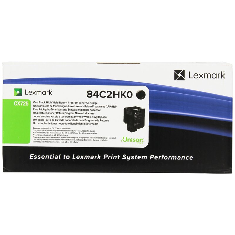 Image secondaire de Lexmark 84C2HK0 Cartouche de toner 1 pièce(s) Original Noir