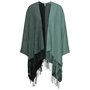 STREET ONE A580761 Madras Cape, Vert d'eau, A Écharpe Tendance, Multicolore, Femme