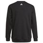 adidas Mixte enfant Logo Sweatshirt, Black/White, 5-6 ans EU