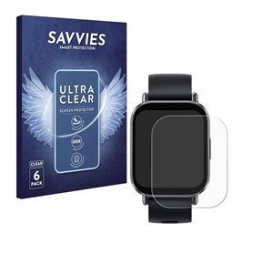 savvies Protection Ecran pour Xiaomi Redmi Watch 5 Active (6 Pièces) - Film Protection Ultra Clair