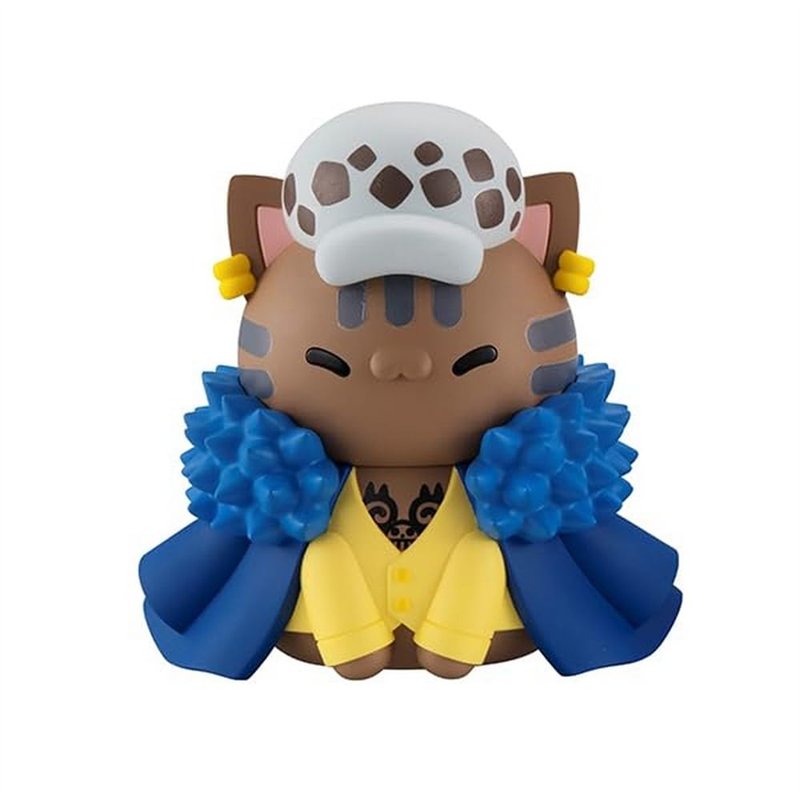 Megahouse One Piece Nyanto! - Mini-Figurine The Big One Piece Series Trading Figure Trafalgar Law 10 cm