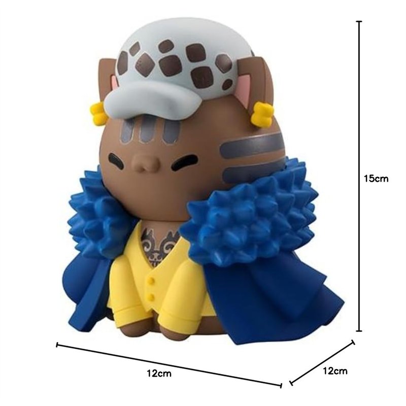 Image secondaire de Megahouse One Piece Nyanto! - Mini-Figurine The Big One Piece Series Trading Figure Trafalgar Law 10 cm