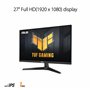 ASUS TUF Gaming VG279Q3A Moniteur Full HD 27" 180 Hz, 1 ms GtG, G-Sync, FreeSync Premium, Adaptive Sync, ELMB, GameFast Input Fa