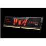G.Skill Barrette mémoire 4Go DIMM DDR4 Aegis PC4-19200 (2400 MHz) (Noir et Rouge)